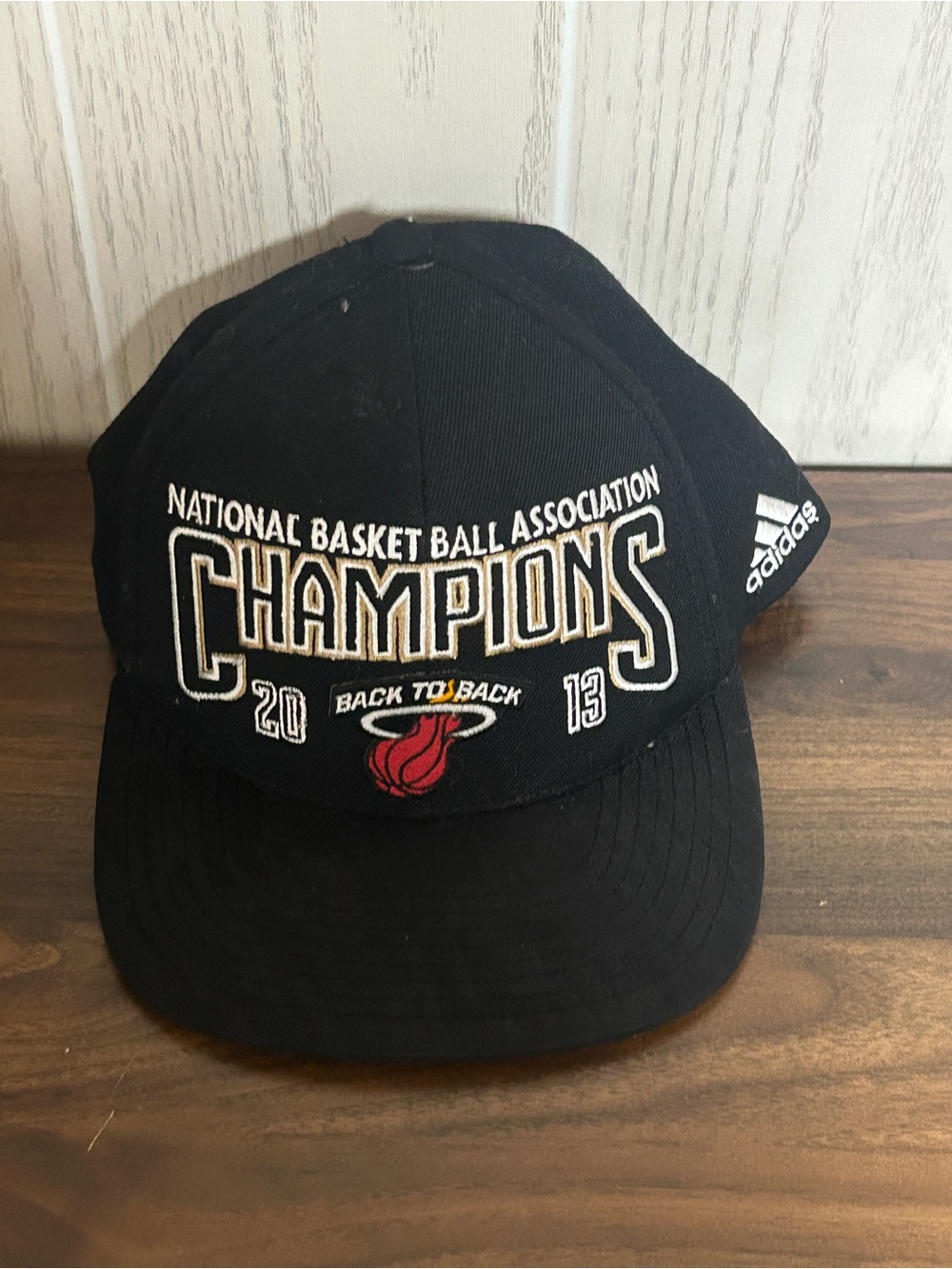 Adidas Miami Heat 2013 NBA Finals Champions Locker Room hat